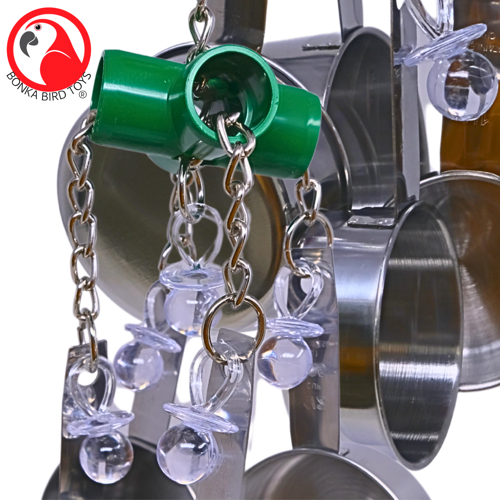 1750 Clacker Green - Bonka Bird Toys