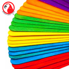 Pk100 Big Colored Wooden Chewy Sticks - Bonka Bird Toys