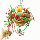 3579 Christmas Twinkle Duck Hat Basket - Bonka Bird Toys