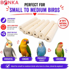 1288 Pk6 Natural Sola Sticks without Bark - Bonka Bird Toys