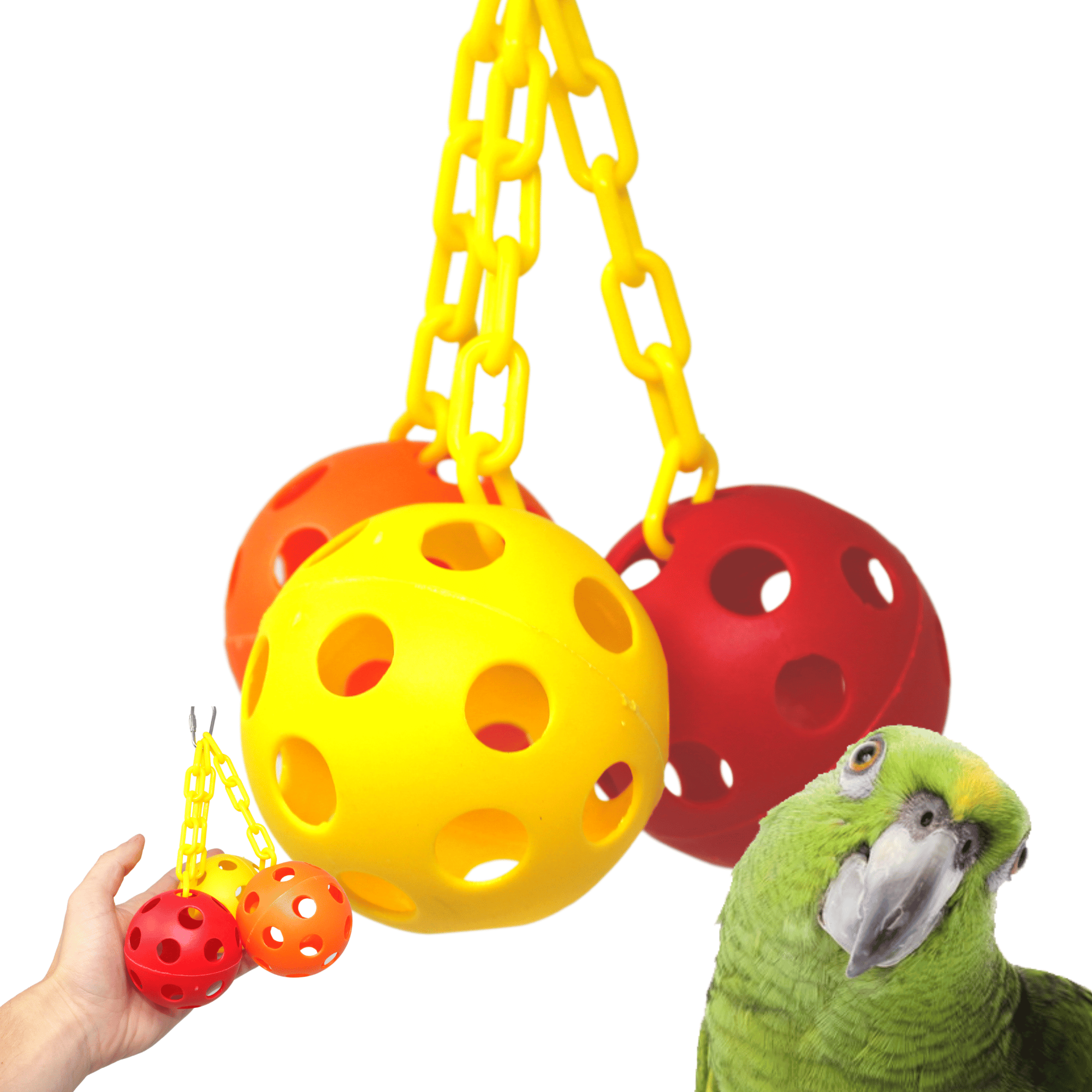 1225 Triple Chain Ball - Bonka Bird Toys