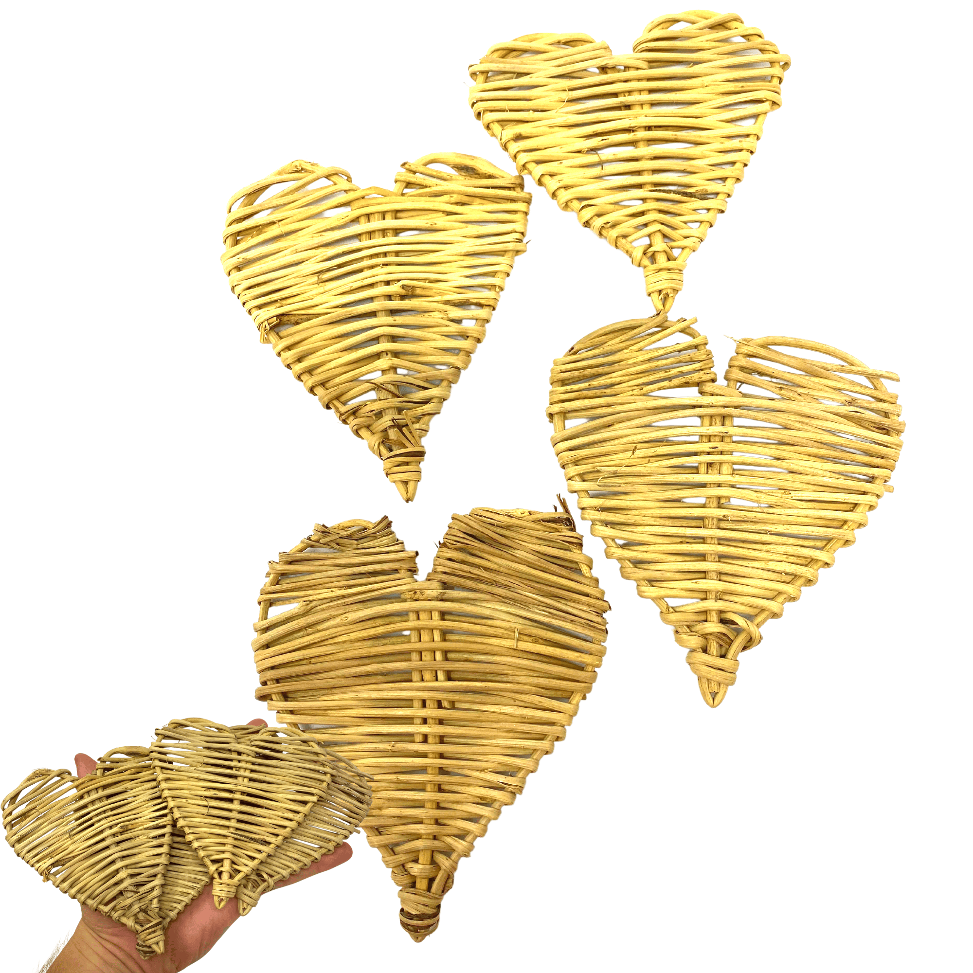 Pk4 Huge Vine Hearts - Bonka Bird Toys