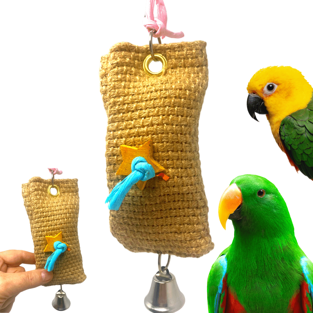 2627 Sisal Foraging Pouch - Bonka Bird Toys