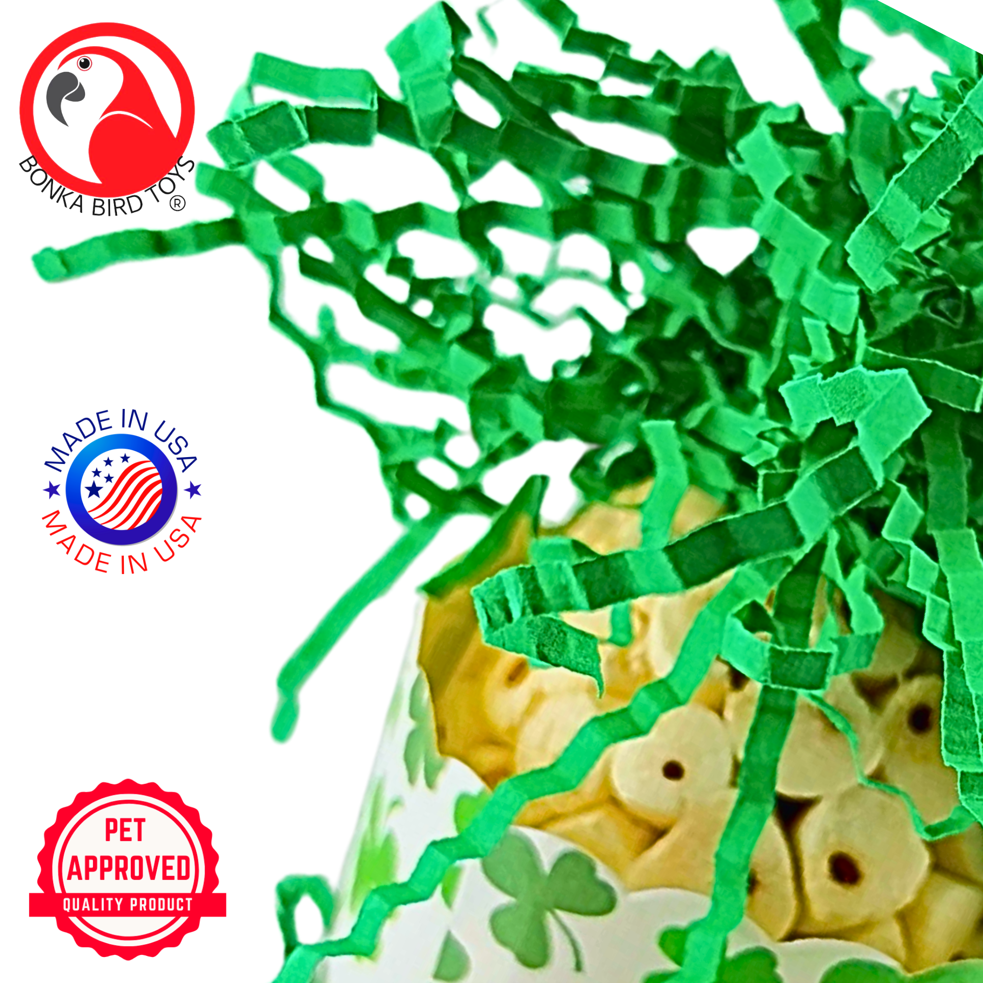 2778 Shamrock Sola Cup - Bonka Bird Toys