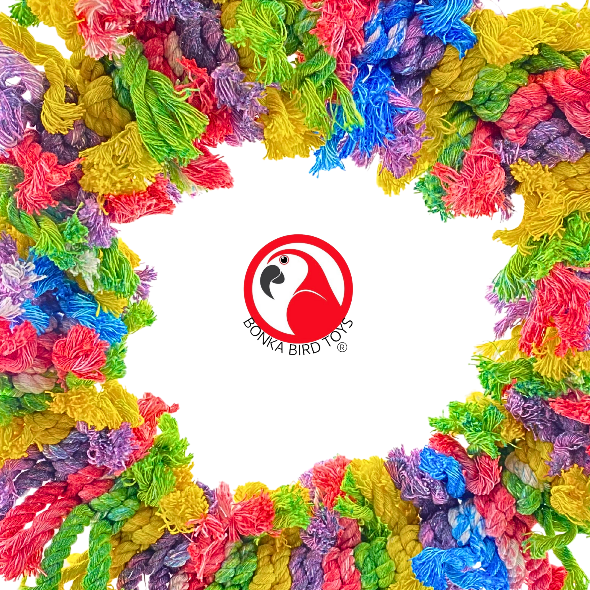 994 Fiesta Fluff Ring - Bonka Bird Toys