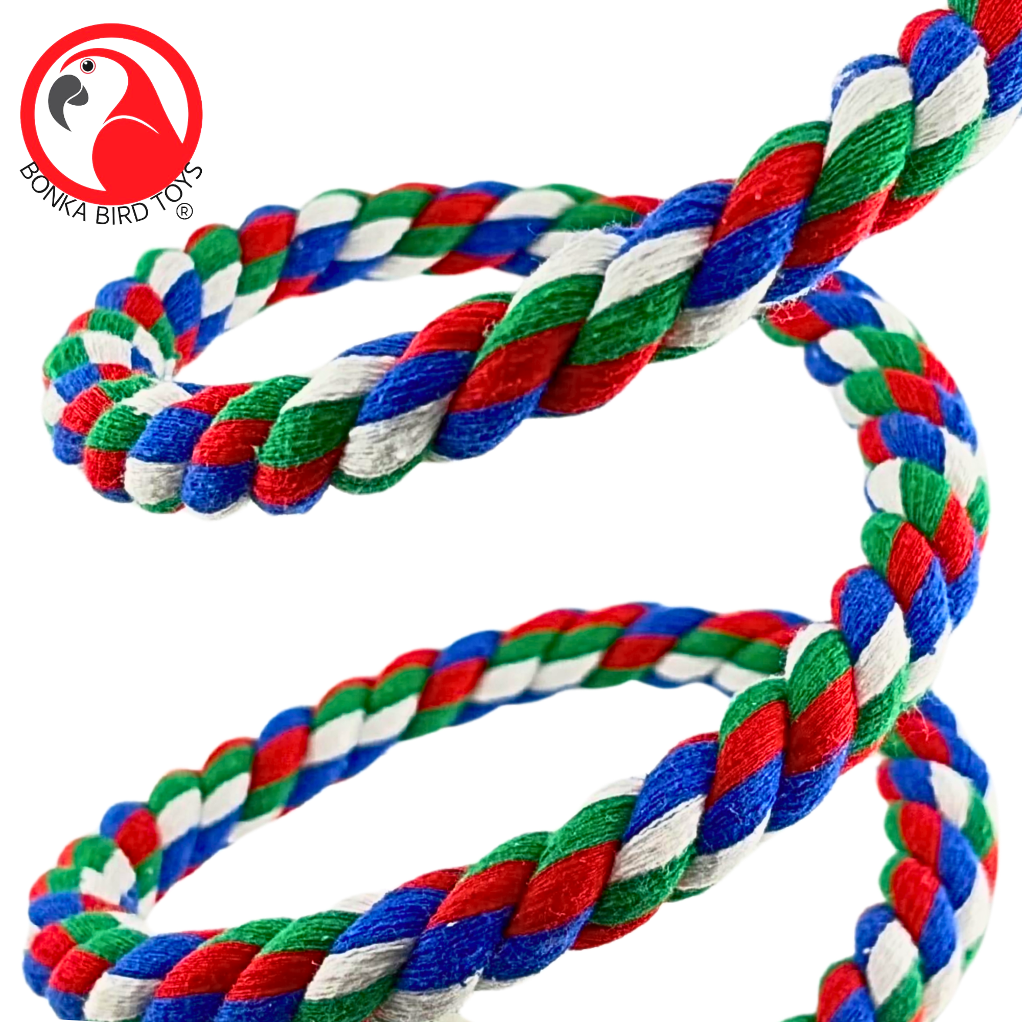2762 Small Swivel Rope Bungee Boing - Bonka Bird Toys