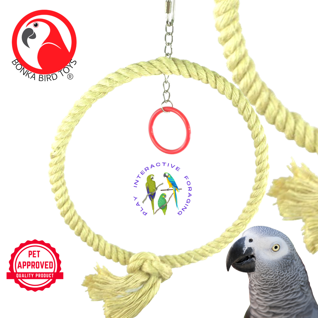 1769 Jumbo Sisal Rope Swing - Bonka Bird Toys