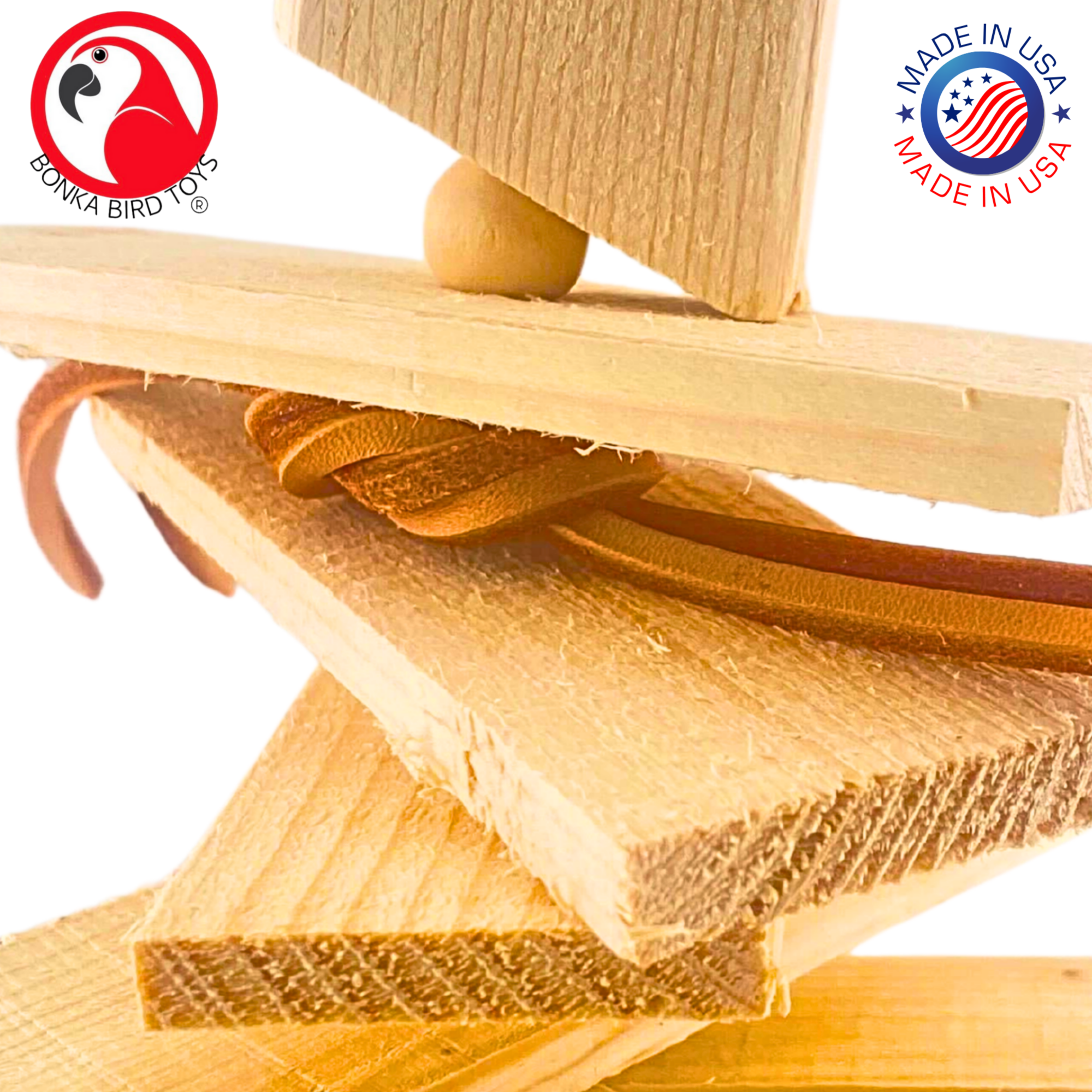 3899 Natural Stacker - Bonka Bird Toys