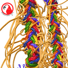 2629 Large Leather Braid - Bonka Bird Toys