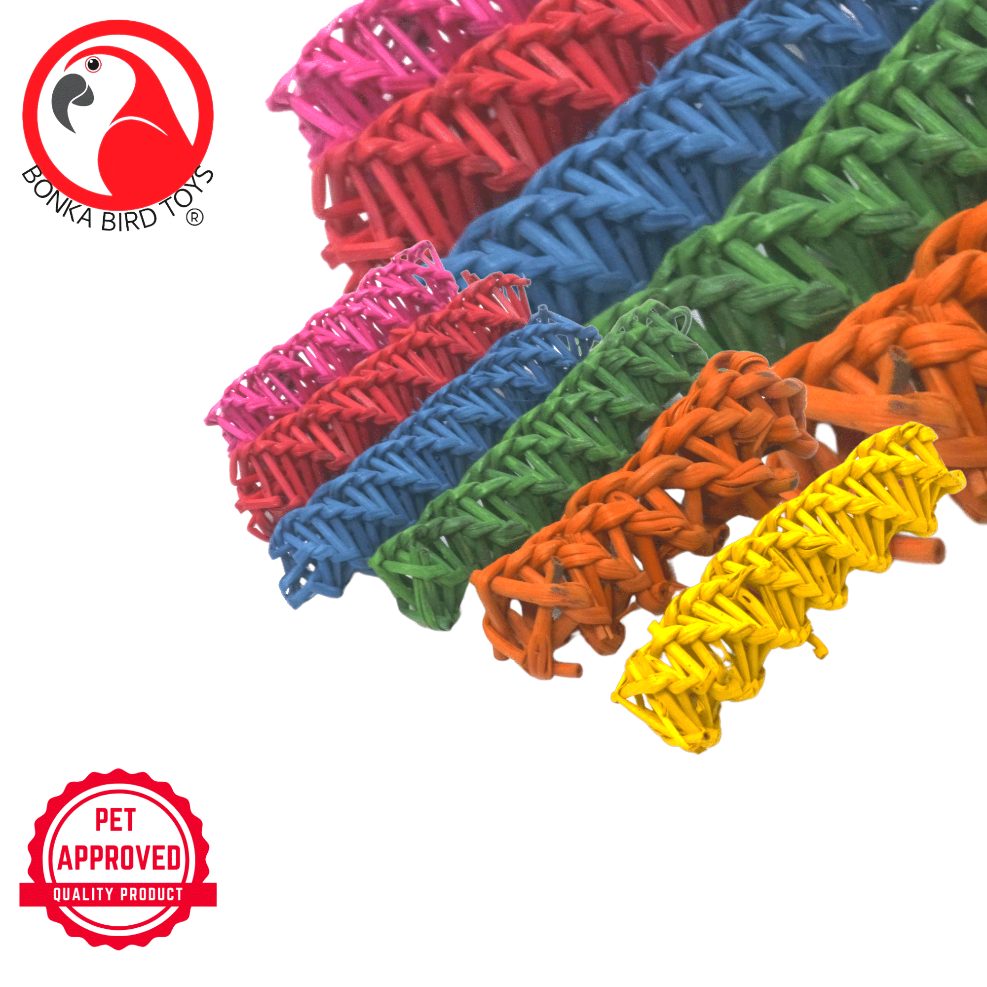 2515 Small Colored Vine Ladders - Bonka Bird Toys