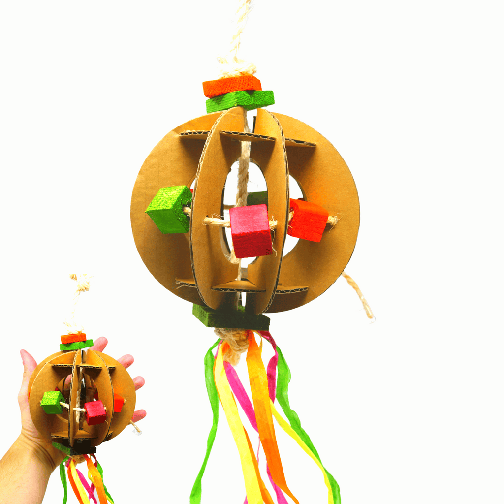 2408 Medium Cardboard Globe - Bonka Bird Toys