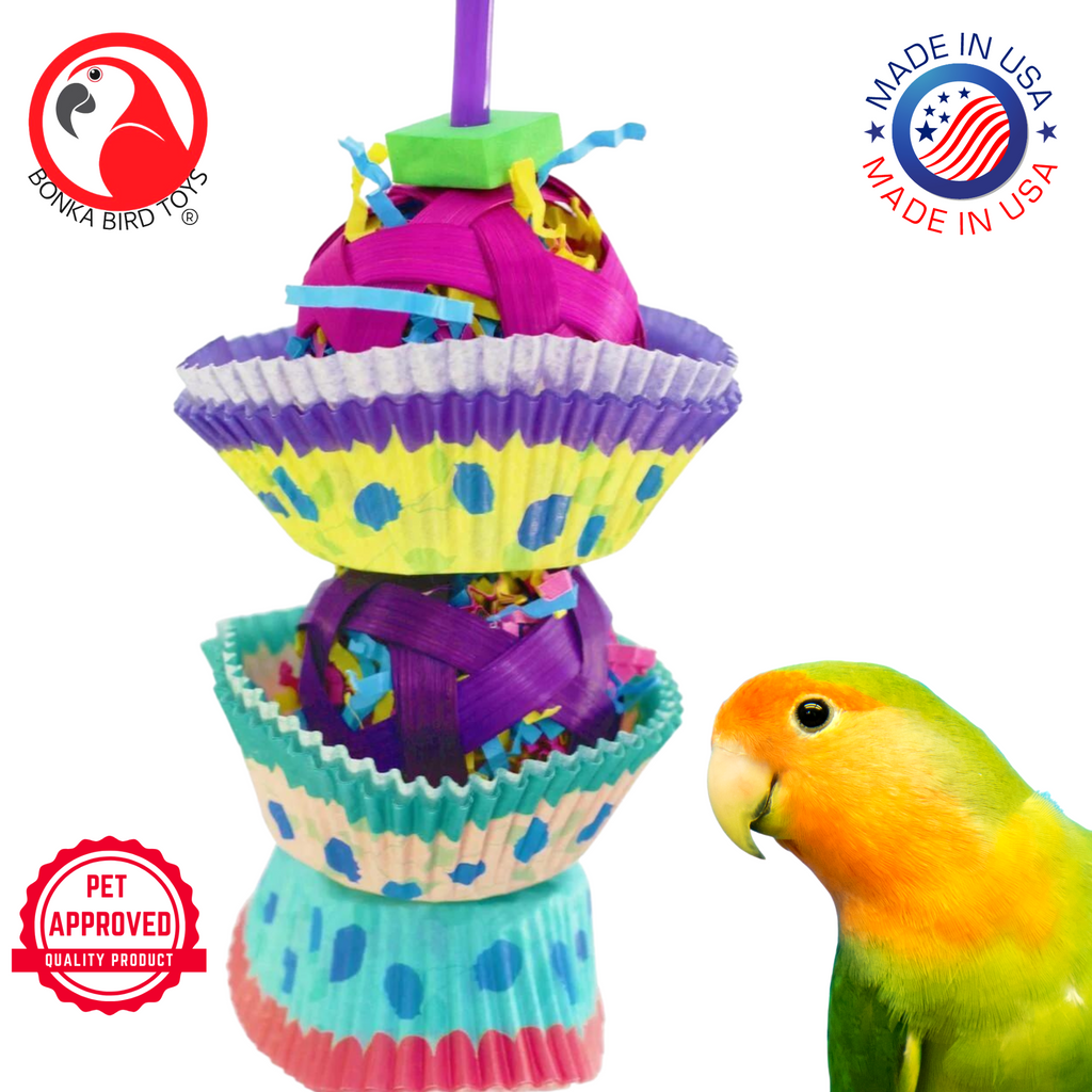 1083 2 Cane Cake - Bonka Bird Toys