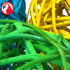 2521 Pk3 Huge Colored Vine Balls - Bonka Bird Toys