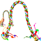 1115 Large Rope Charm Perch:(36" x 1")Flexible Cotton Perch for Medium to Large Parrots by Bonka Bird Toys - Bonka Bird Toys