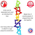 3638 Small Z Link Multiple Use Bird Toy - Bonka Bird Toys