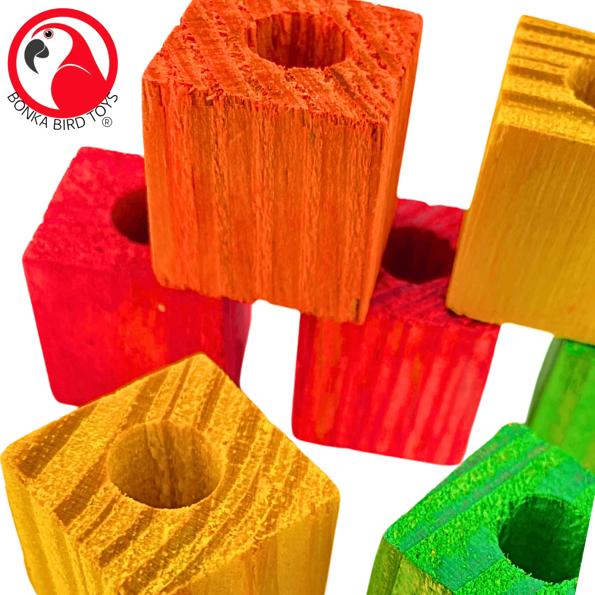 1160 Pk8 3/4" Wood Cubes