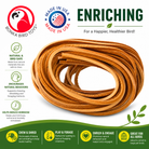 WEEKEND BONUS SALE! 2002 Pk6 Thick Leather 48" x 1/4" - Bonka Bird Toys
