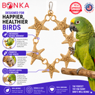 3374 Natural Vine Star Chain - Bonka Bird Toys