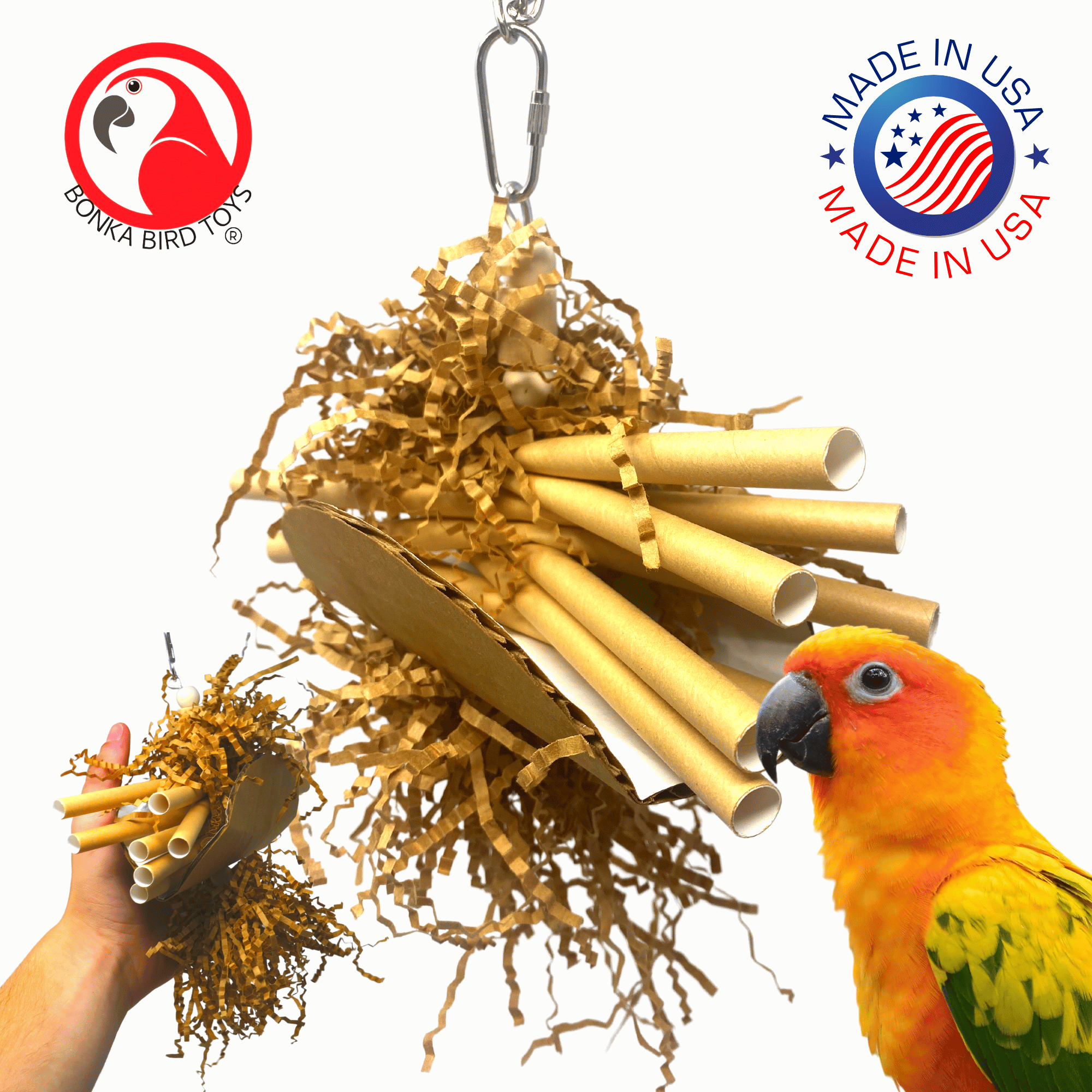 2320 Natural Taco - Bonka Bird Toys