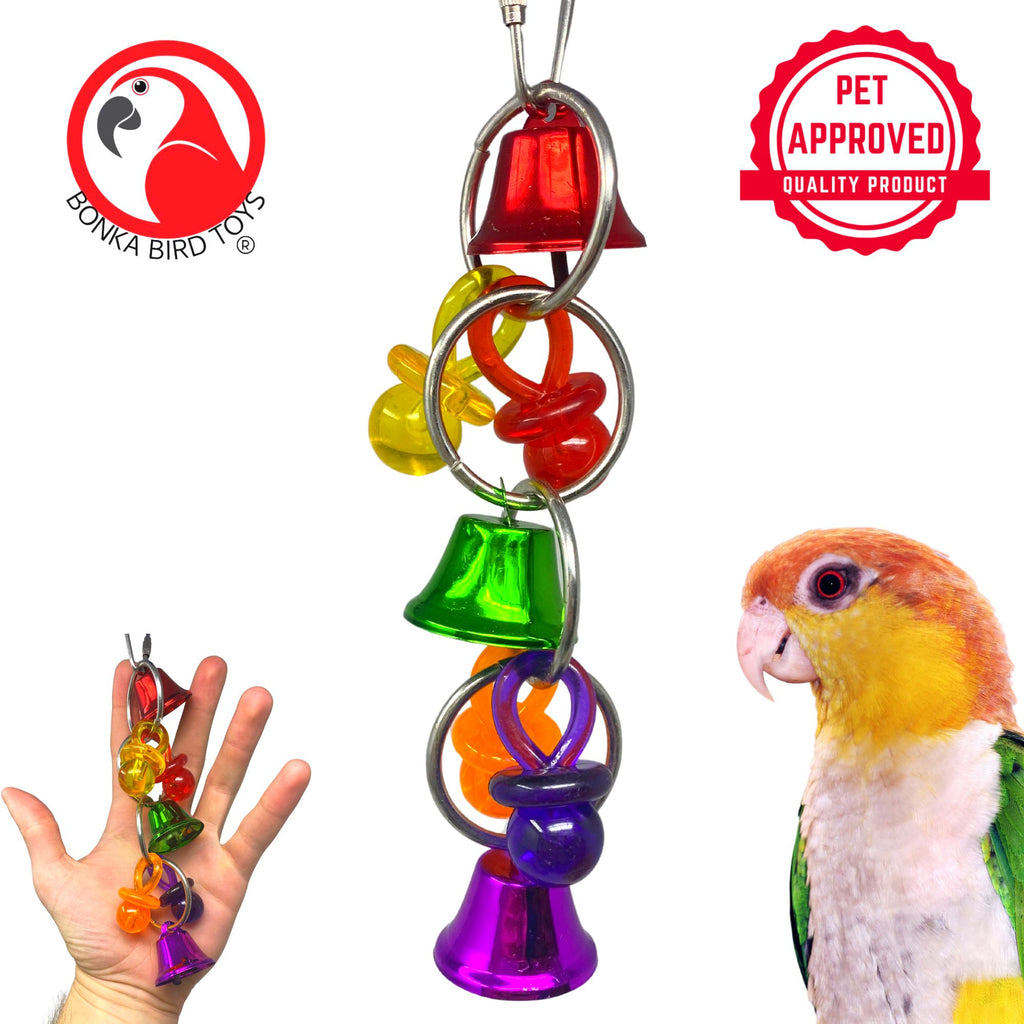 1235 Bell bird toy - Bonka Bird Toys