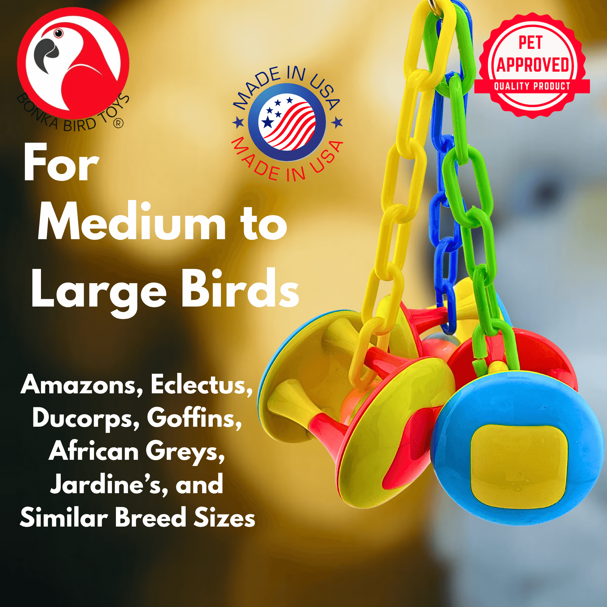 1161 Carnival Clacker - Bonka Bird Toys