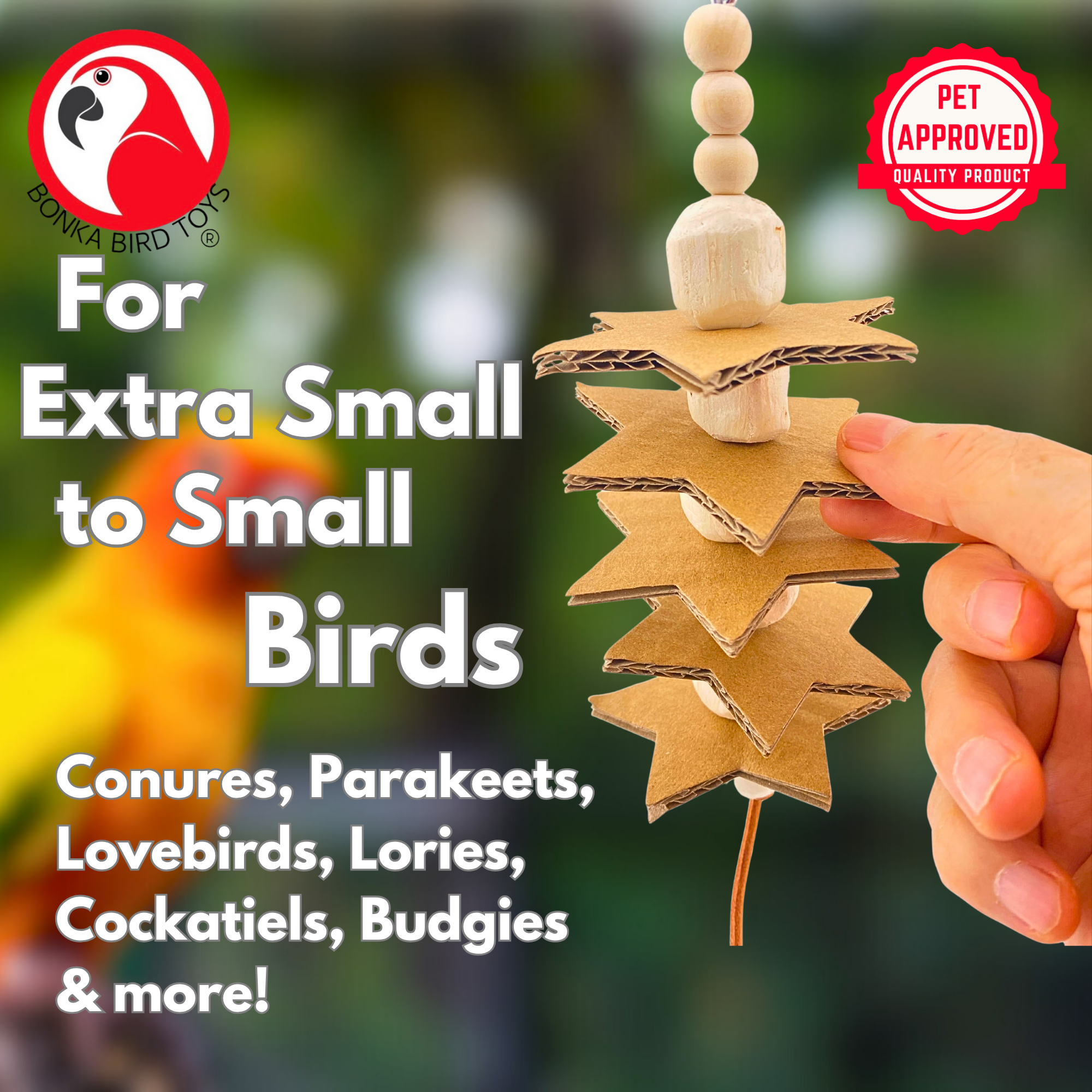 2123 Small Sola Star - Bonka Bird Toys