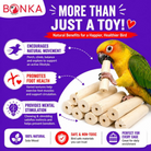 1288 Pk6 Natural Sola Sticks without Bark - Bonka Bird Toys