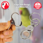 1321 Ring Claw Cage Door Lock - Bonka Bird Toys