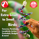 2762 Small Swivel Rope Bungee Boing - Bonka Bird Toys