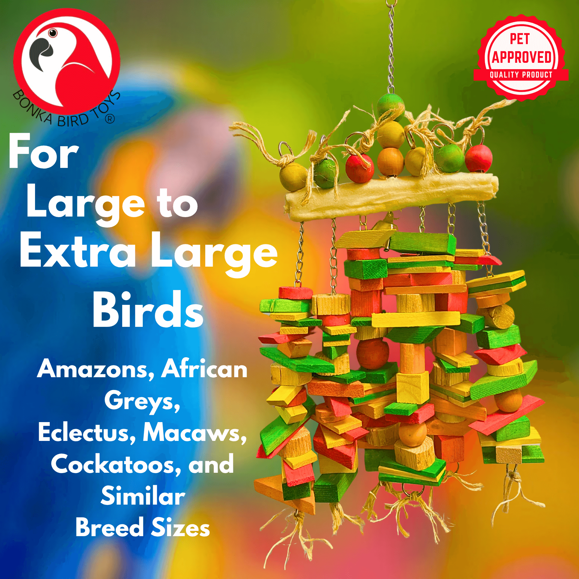 2059 X-Large Bone Bridge - Bonka Bird Toys