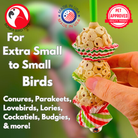 2747 Three Stripe Mini Cake - Bonka Bird Toys