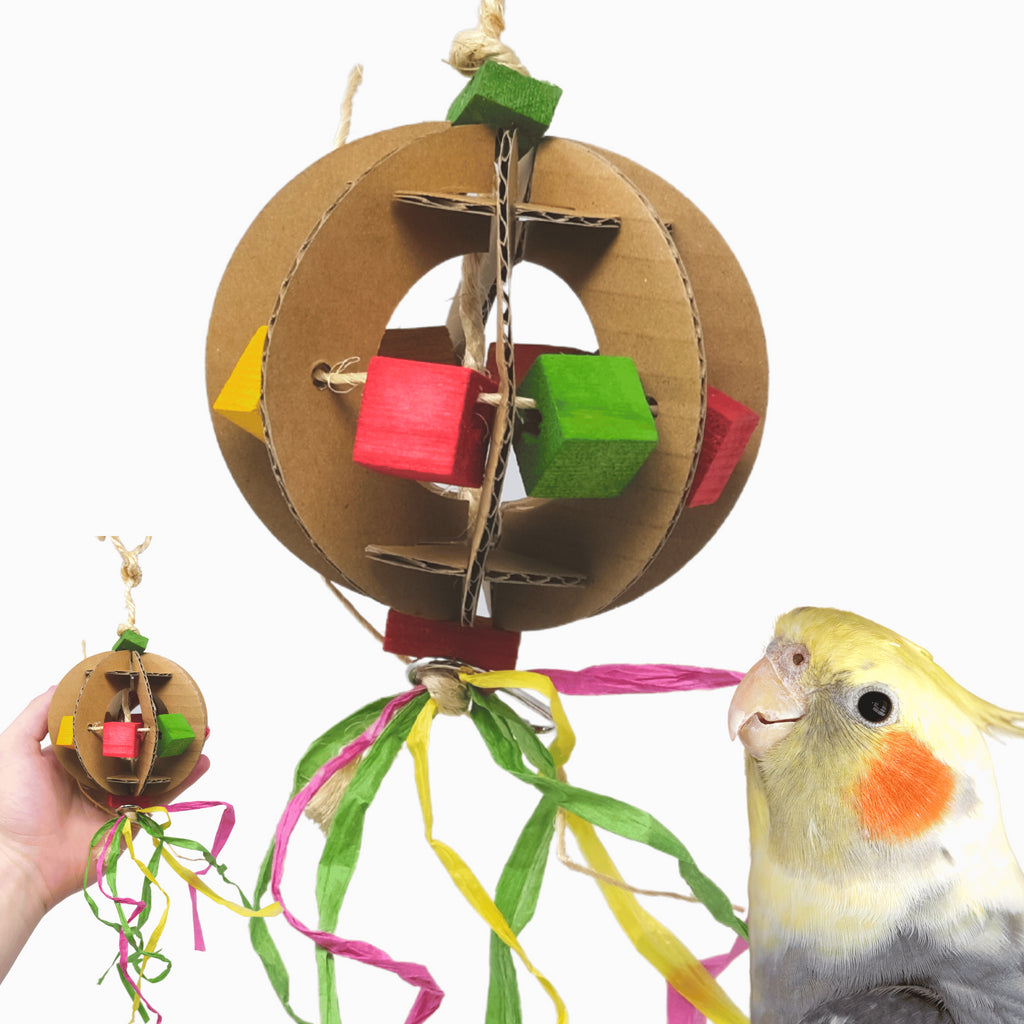 2414 Small Cardboard Globe - Bonka Bird Toys