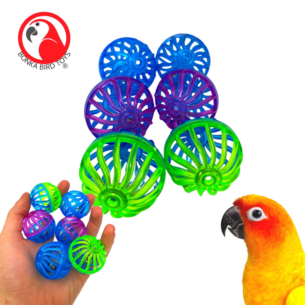 2012 6pk Lattice Balls - Bonka Bird Toys