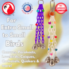 1166 Trio Bell - Bonka Bird Toys