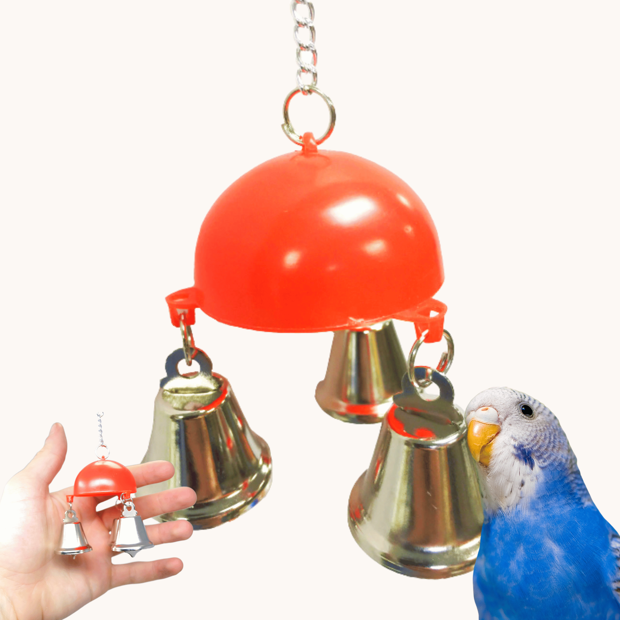 36458 Christmas Dome Bell - Bonka Bird Toys