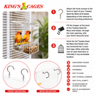 Small Tweeky Clean Tidy Bird Feeder - Bonka Bird Toys