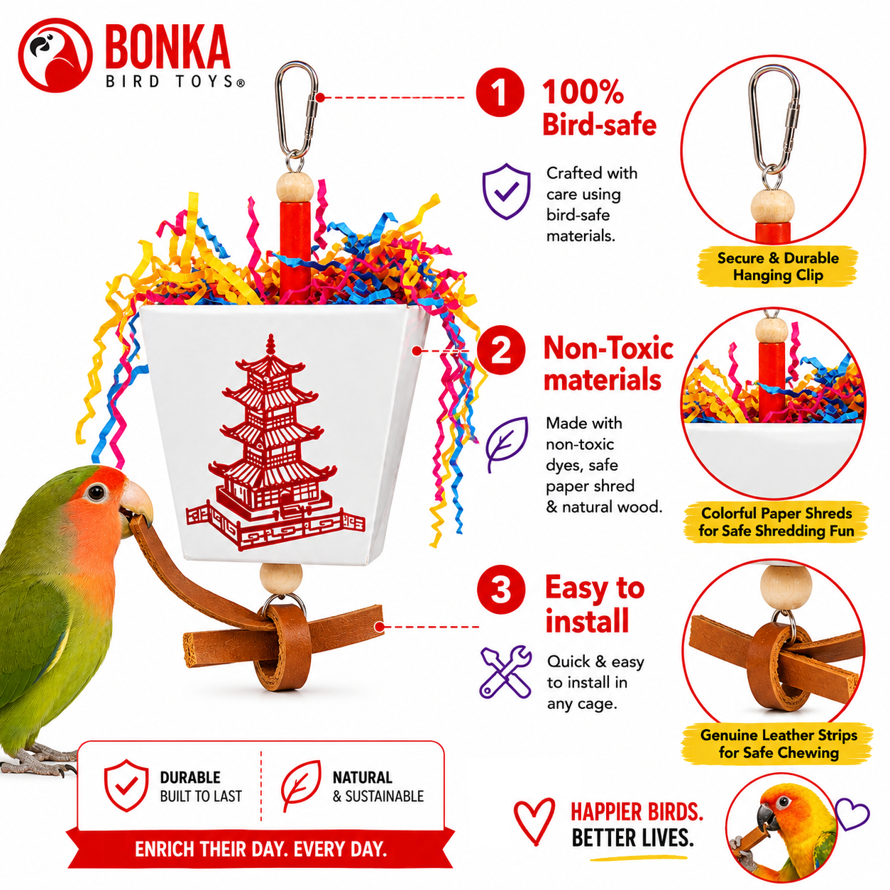3875 Take Out - Bonka Bird Toys