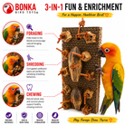 1423 Mahogany Munch Board - Bonka Bird Toys