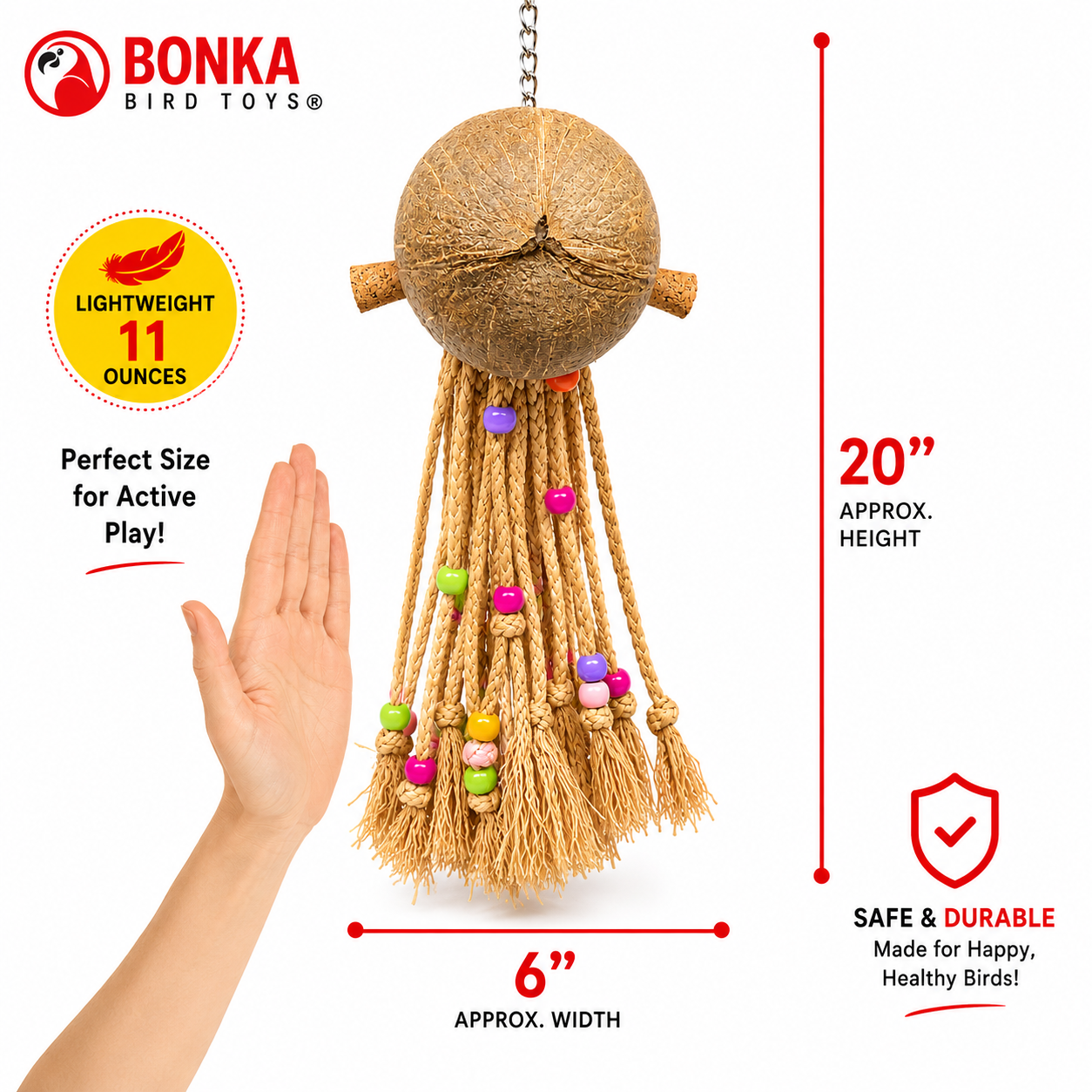 2214 Coco Rasta - Bonka Bird Toys