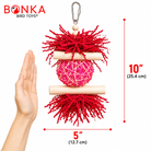 3885 Sola Heart Log - Bonka Bird Toys
