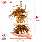 3885 Sola Heart Log - Bonka Bird Toys