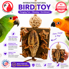 1427 Mahogany Forage Block - Bonka Bird Toys