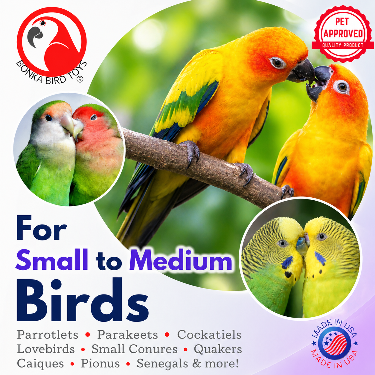 1427 Mahogany Forage Block - Bonka Bird Toys