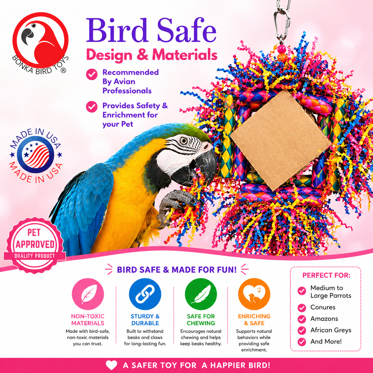 3755 Rainbow Diamond - Bonka Bird Toys