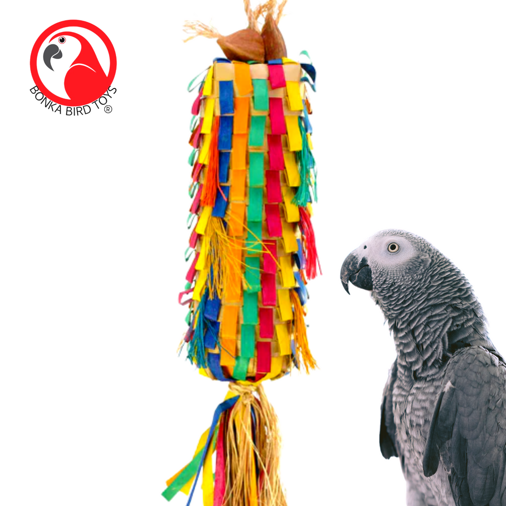 03358 Large Straight Rainbow Pinata - Bonka Bird Toys