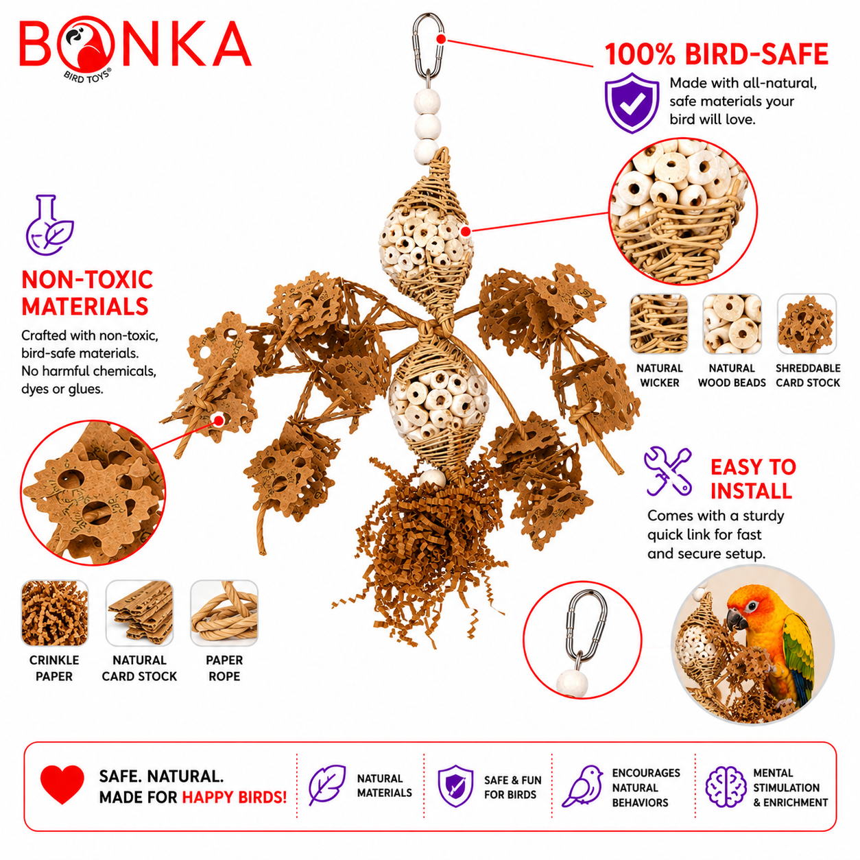 2557 Sola Spider - Bonka Bird Toys