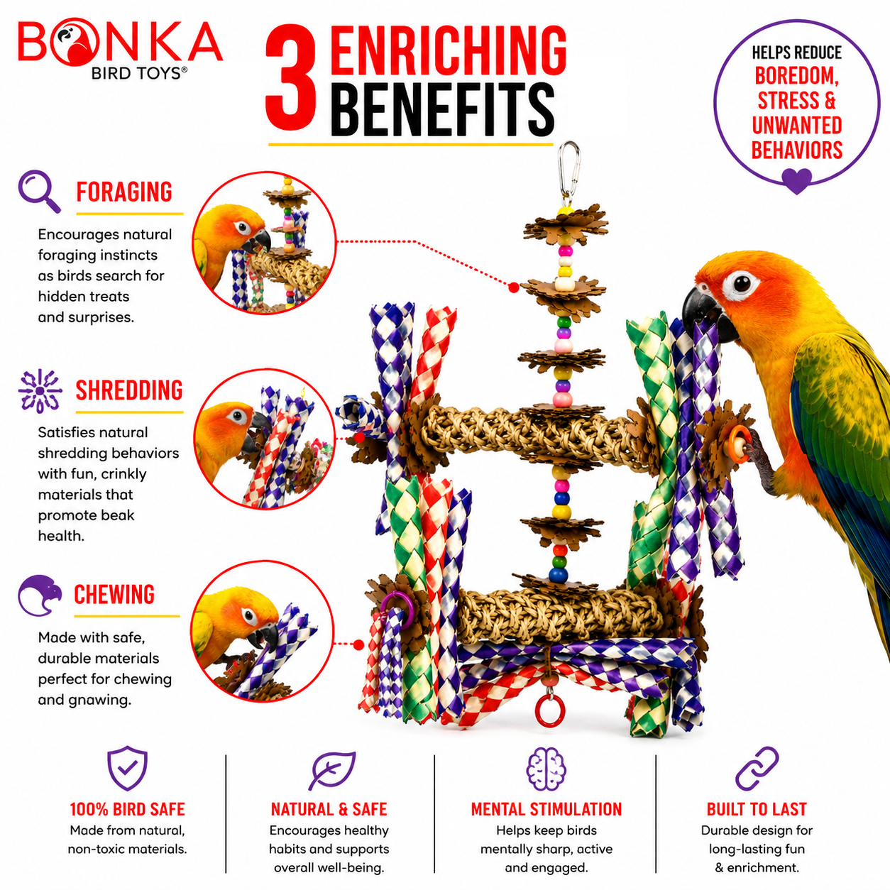 1241 Double Helix - Bonka Bird Toys