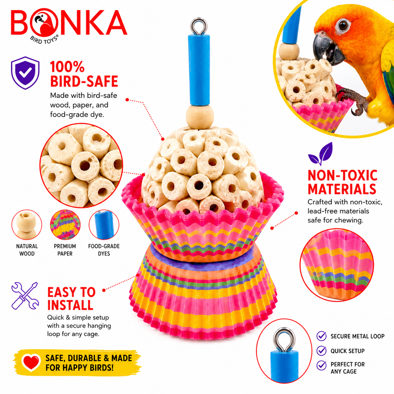 1925 Cake - Bonka Bird Toys