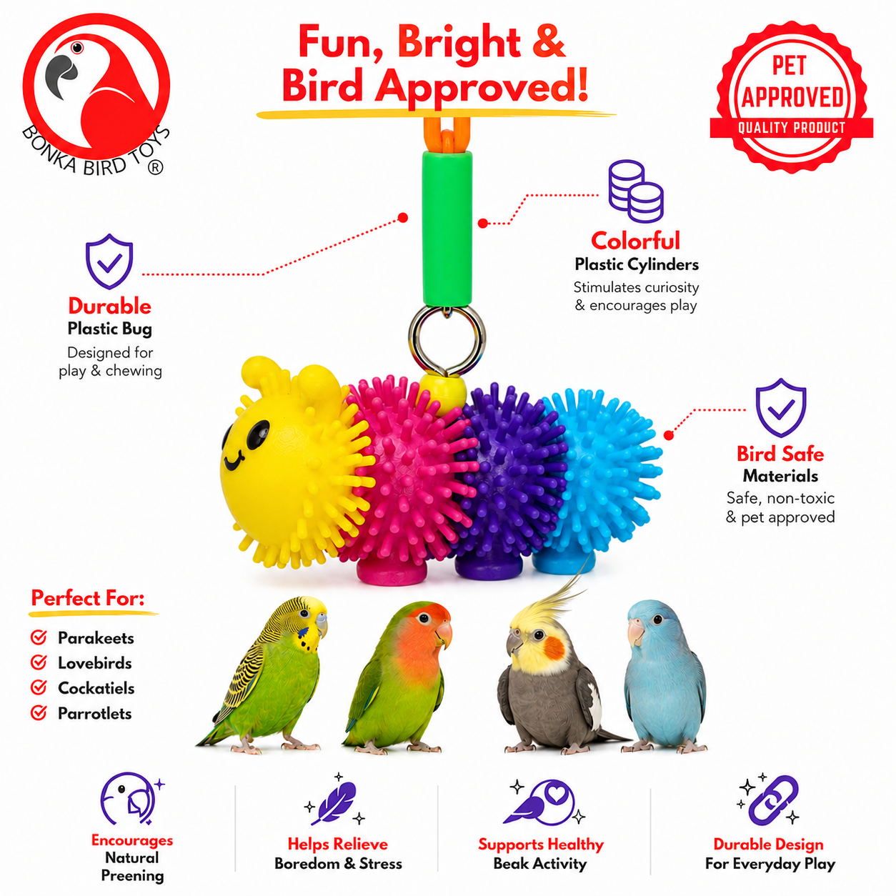3431 Bonka Bug - Bonka Bird Toys