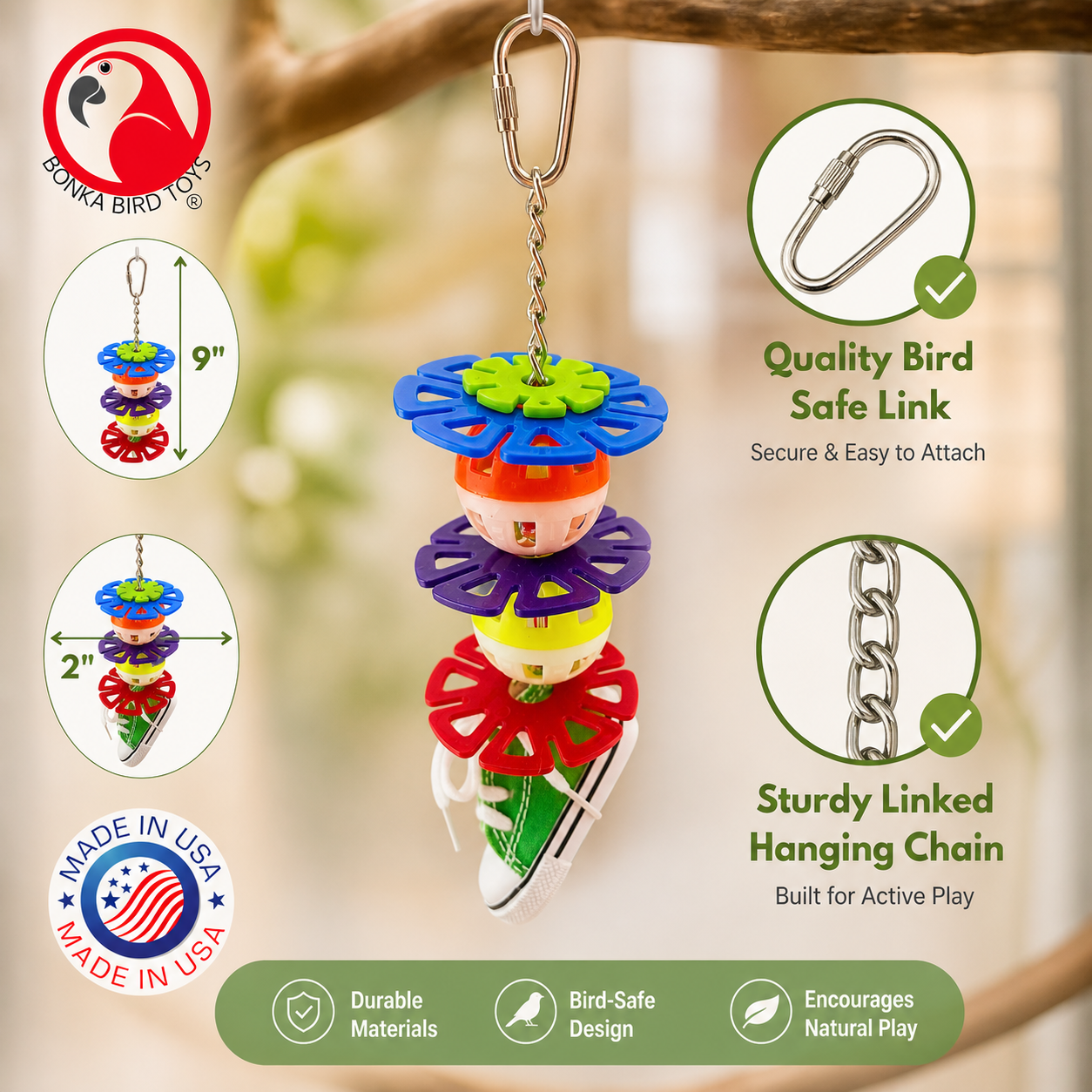 3519 Snowball Sneaker - Bonka Bird Toys